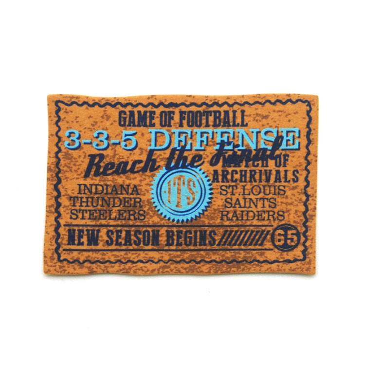 源頭廠家供應五金皮標 數碼印刷時尚男女裝PU皮牌 可定制LOGO