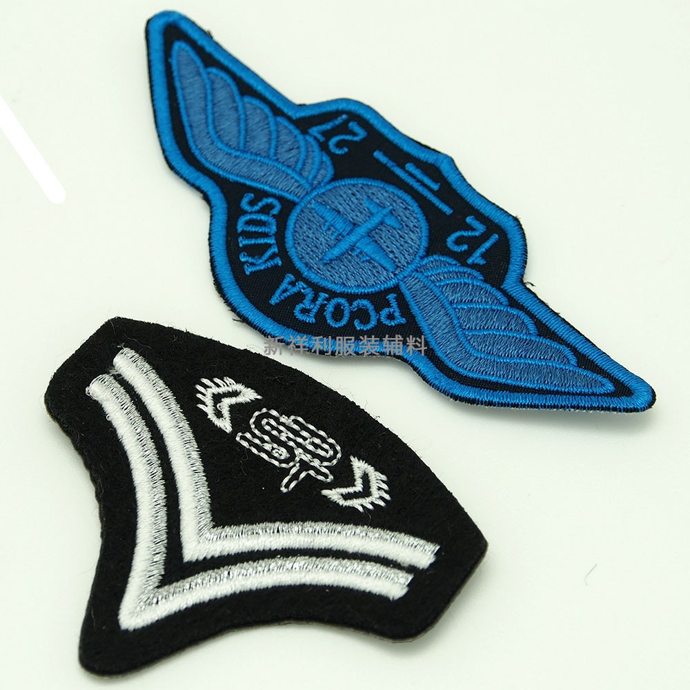 東莞廠家批發刺繡商標 電腦繡花章潮流 DIY服飾補丁貼可定制